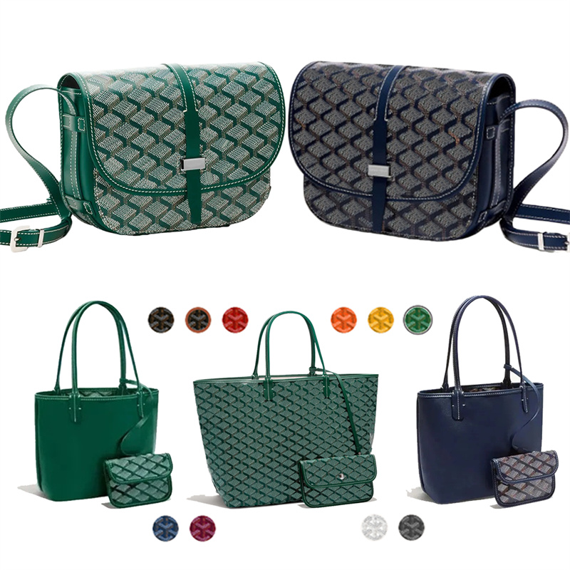 Luxury green Designer bags tote BELVEDERE saddle bag Womens mens handbags leather crossbody Shoulder Bag Top quality Messenger bag fashion Evening Bags Wallets