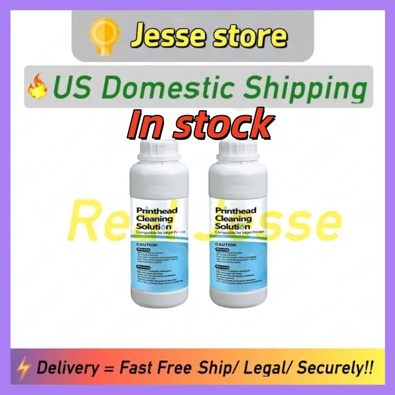 Jesse store 1L Free Fast Shipping Printhead Cleaning Cleaner Industrial Use Raw Materials Pure 99 Safe Privacy No Customs