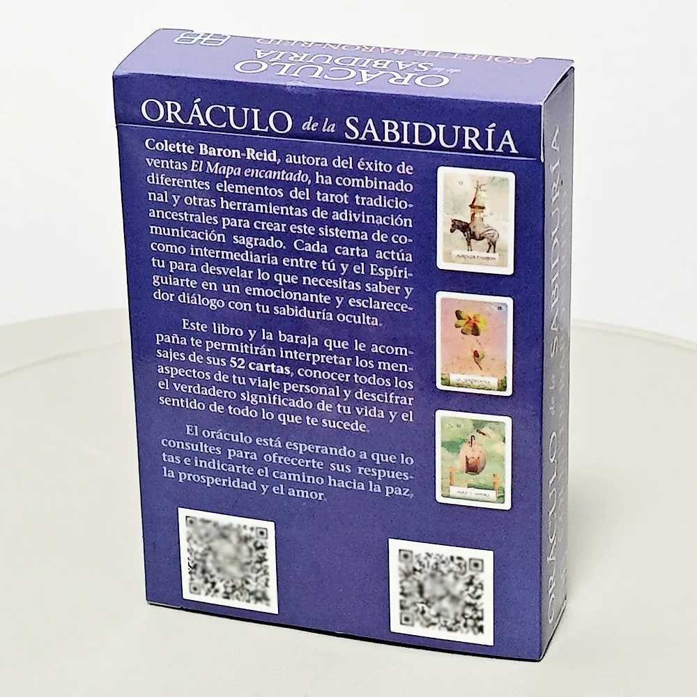 Oracle of Wisdom To Make Decisions In Life 52 Divination Oracle Cards Spanish Edition 10575cm C251114