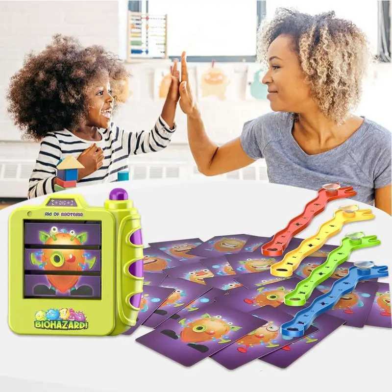 Matching Game For Kids Multiplayer Catching Ghost Interactive Toy Cute Multiplayer Memory Card Game Childrens Holiday Gift Toys C251114