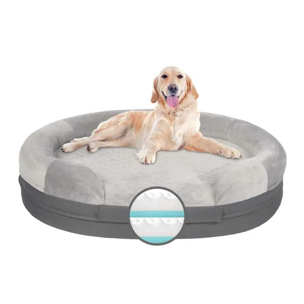 Memory foam dog bed for large dogs with washable and removable cover non slip bottom durable design 39 L x 28 W x 10 X250412