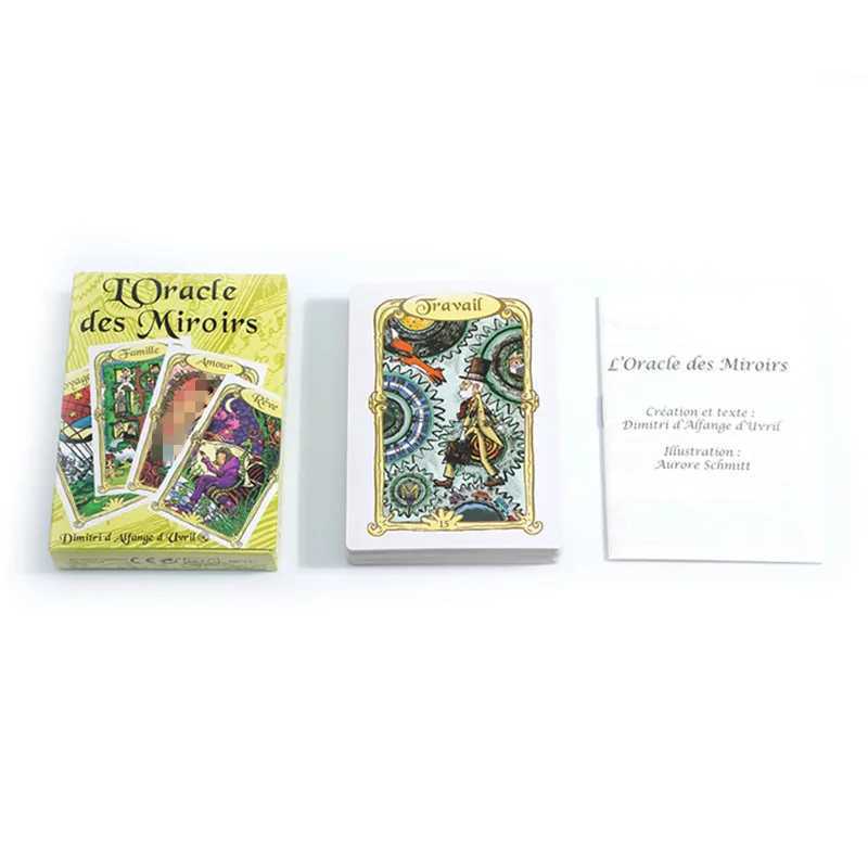 French "Oracle of the Mirror" French Tarot cards, a precious tool for divination and spiritual guidance C251114