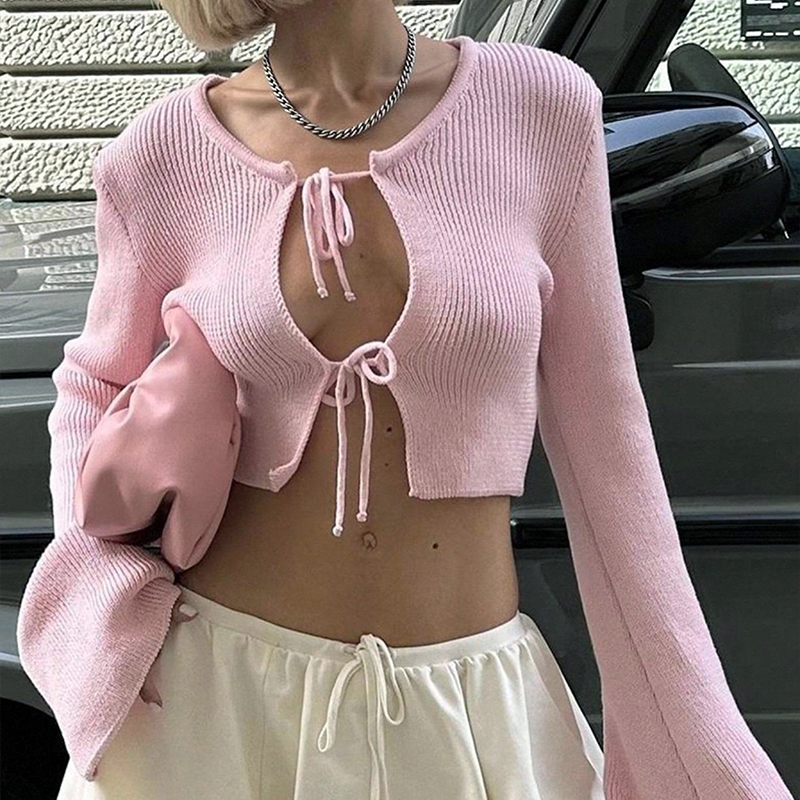 Casual Spring/Summer Women's Crewneck Pullover Versatile Holiday Wearable Sweater Tee---NBS051