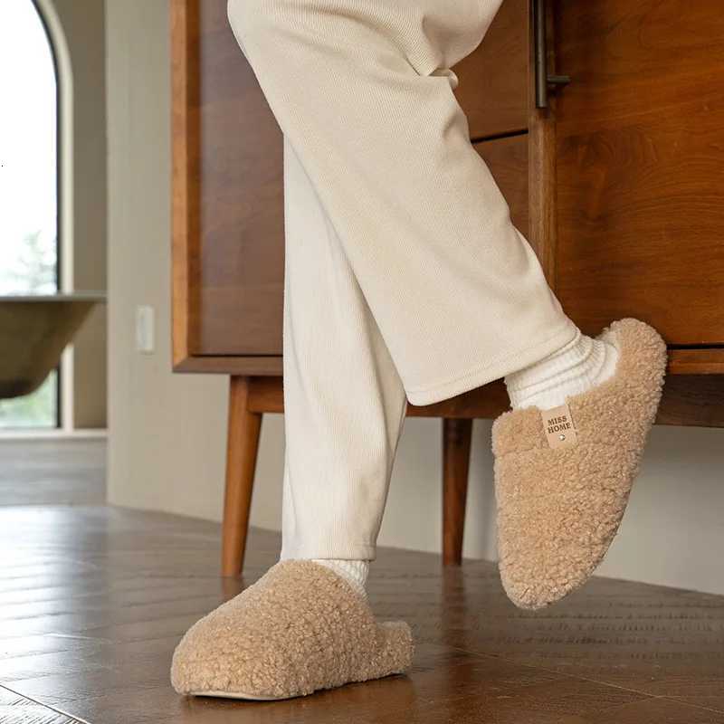 Casual Fluffy Wens Slippers He Plarform Plush Luxury Designer Wan Shoes Winter Indoor Elegant Fuzzy Fur Slides Warm Soft Y251114