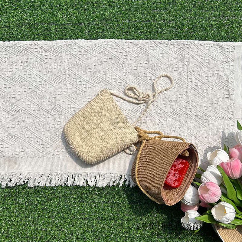 Handmade Beach Bag Spring And Summer New Light Board Adult Trendy One Shoulder Crossbody Handmade DIY Cute Change Grass Woven Bag Kq2