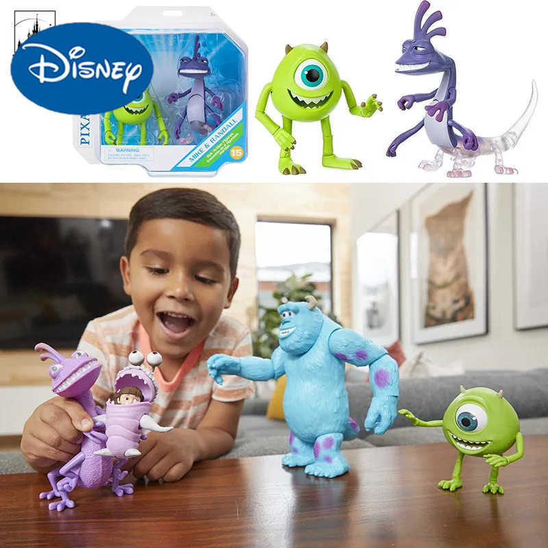 Disney Pixar Monsters Mike and Randall Movable Joint Action Characters Toy Monsters University Animated Characters Dolls Childrens Gifts Y2504014