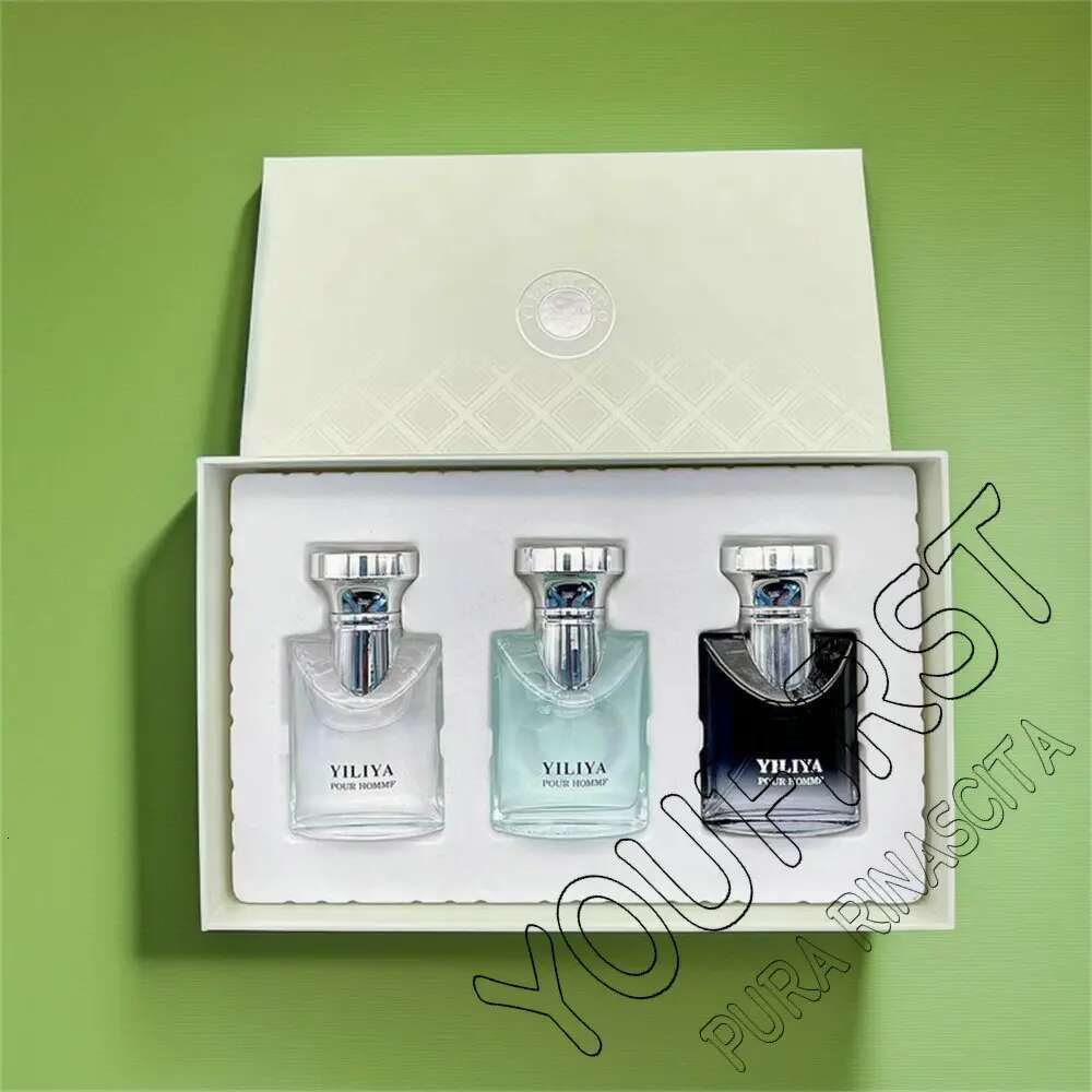 Top Quality 90Ml Perfume Men Gift Box 3Pcs Set Lasting Cologne Scent Perfumes Mascuos Pheromone Fascination Man Parfums Homme