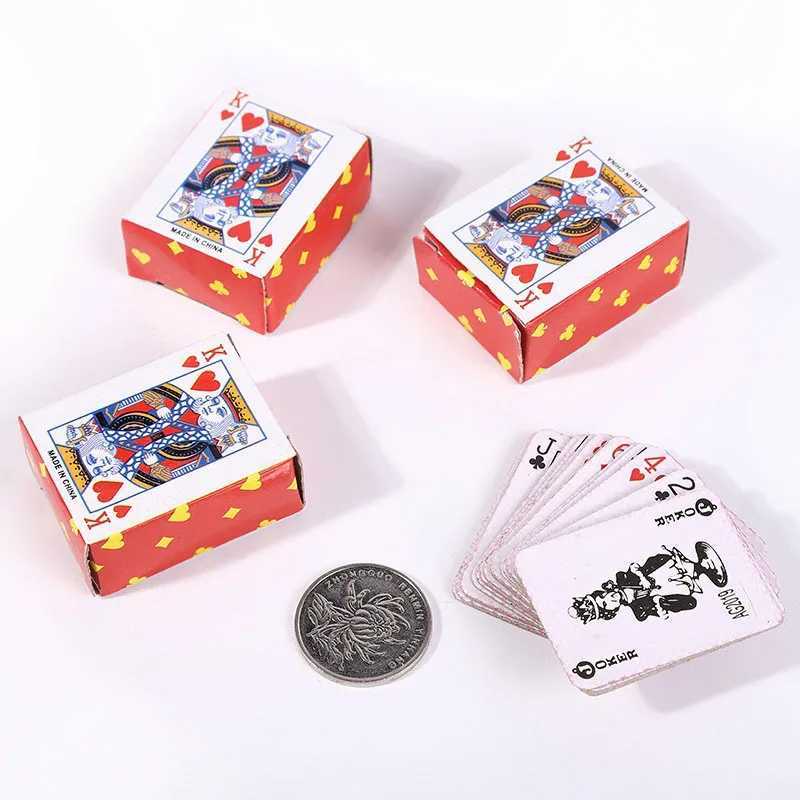 Mini Playing Cards Cute Novelty Funny Gifts Travel Toys Party Games For Kids Adults Juegos De Mesas Para Toda La Familia C251114