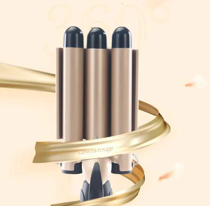 Professional hair perm curling iron ceramic triple barrel wave curly hair special hair styling tool hair care and stylingT251114