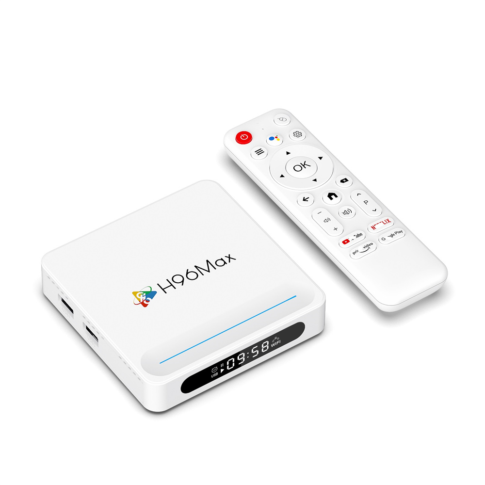 H96 MAX H618 PLUS Smart TV Box Android 14 Wifi6 BT5.4 8K 2G 16G 4G 32G 128G Media Player Set Top TV Box