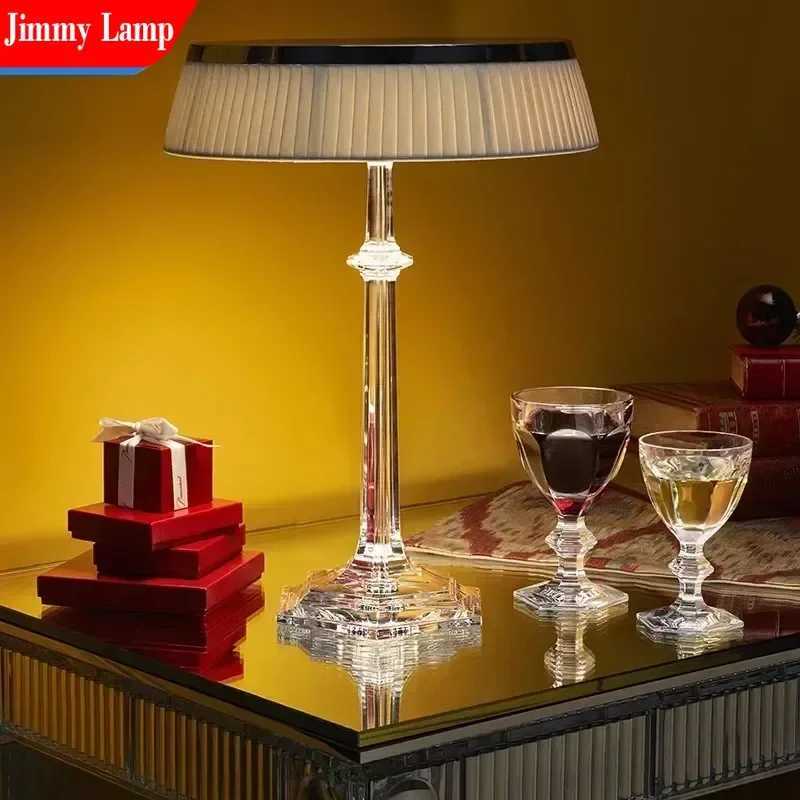 Modern Simple LED Crystal Desk Lamp for Home Bedside Study Office Bedroom Living Room Lighting Fixture Decor M251114