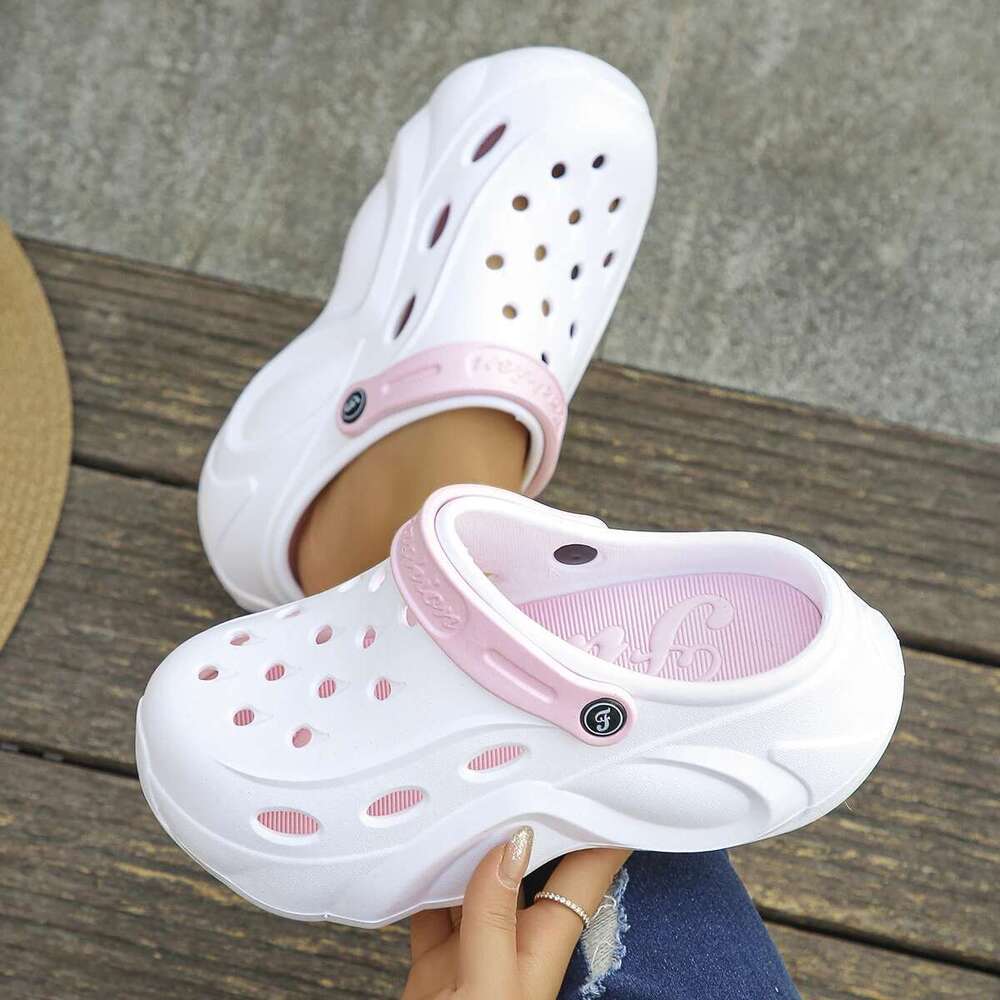 Women's Fashion Chunky Platform Sandals 2024 Summer Thick Sole eva Clogs Garden hot Shoes for Women hot Outdoor Non Slip Beach Slippers