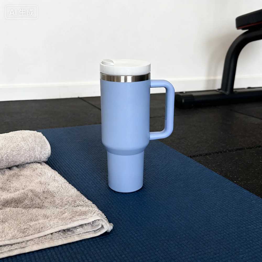 Stainless Steel 40oz Water Mug IN STOCK Water Cup with Straw Portable Large Capacity Coffee Cup for Outdoor Woman Christmas Gift C251114