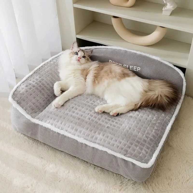 Pet bed dog winter dog Halloween cat Christmas sofa warm small basket puppy medium to large pet accessory blanket X250412