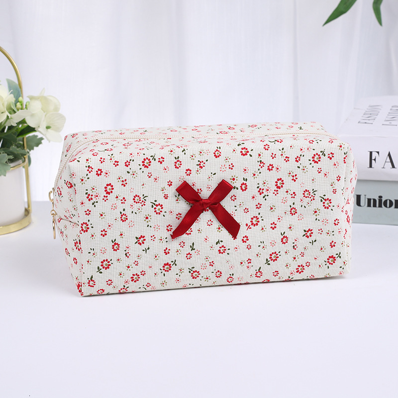 Flowers Bow Printed Nylon Waterproof Travel Make up Pouch Bags Backpack Tote bag Duffle Bag Fanny Pack for Women Girl Ladies 241226