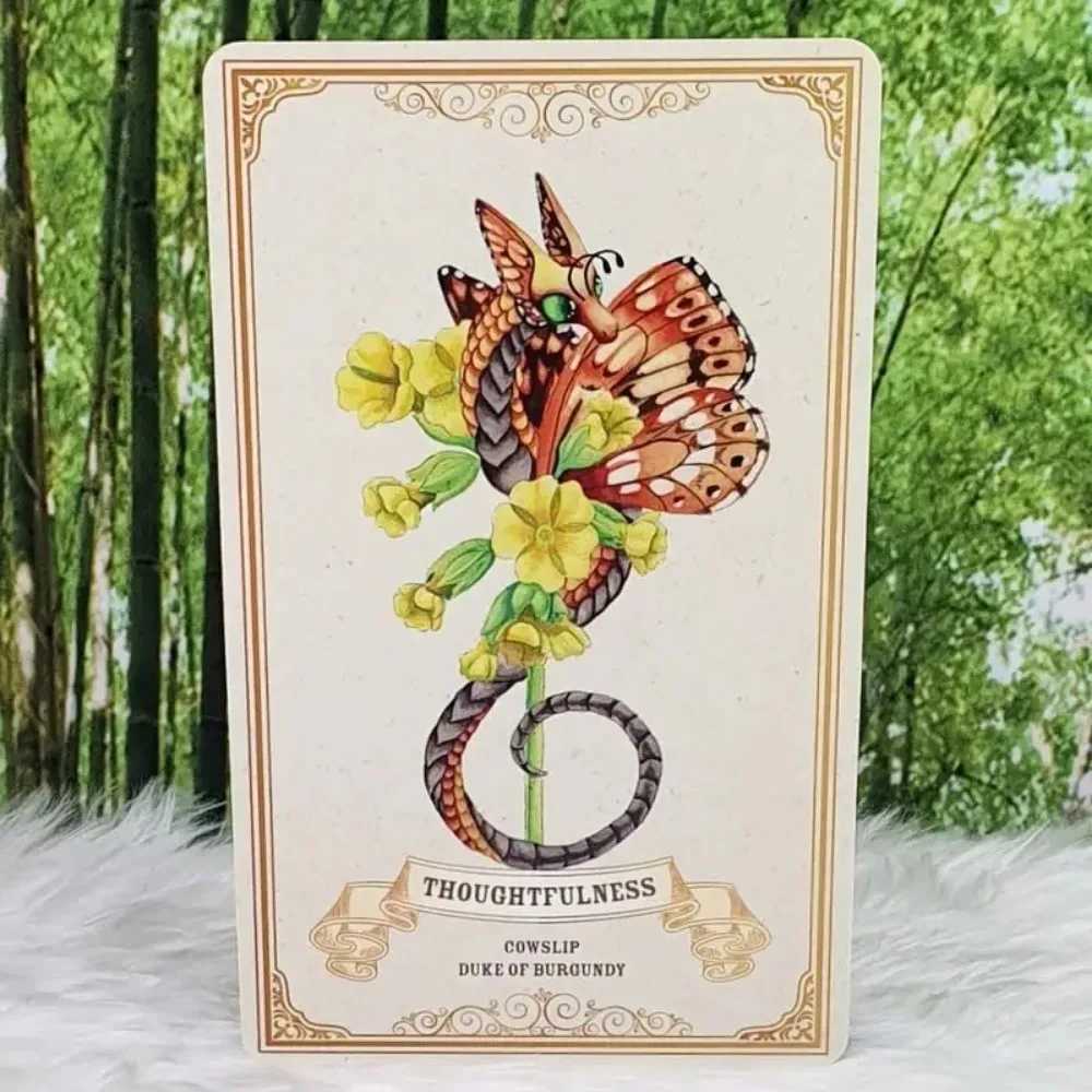 10473cm Enchanted Blossoms Empowerment Oracle Cards 44 Pcs Cards C251114