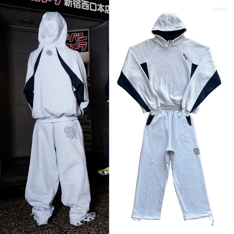 Men's Tracksuits Mertra Embroidery Tracksuit Clothes Harajuku Fashion Hip Hop Street Styl Men / Women Casual Sportswear Hoodies Pants