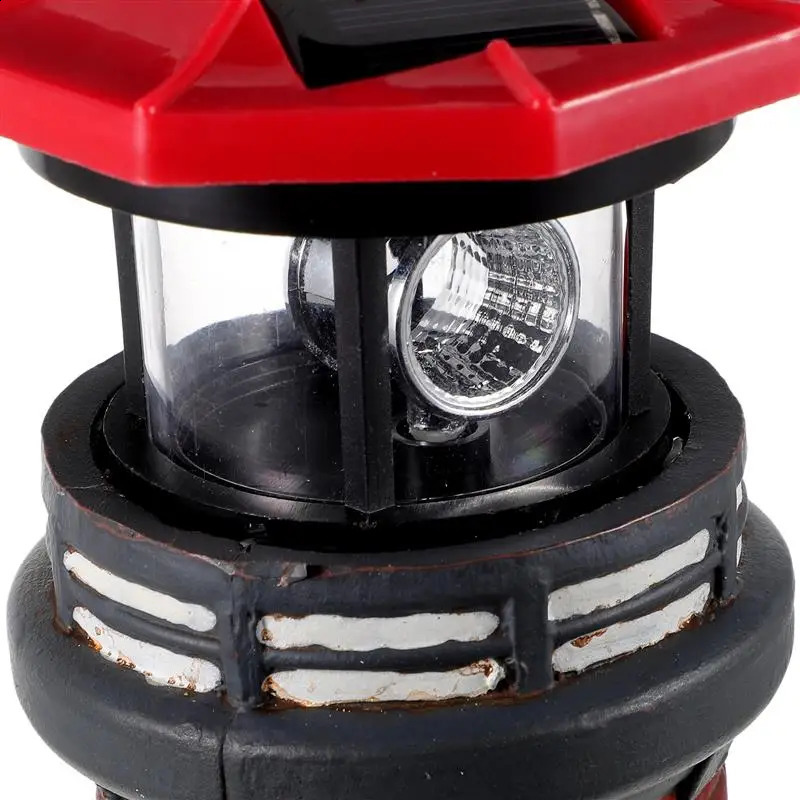 Solar Lighthouse Outdoor LED Solar Lighthouse Garden Light Statue Decoration Landscape Light Outdoor Courtyard Lawn 2025 250411