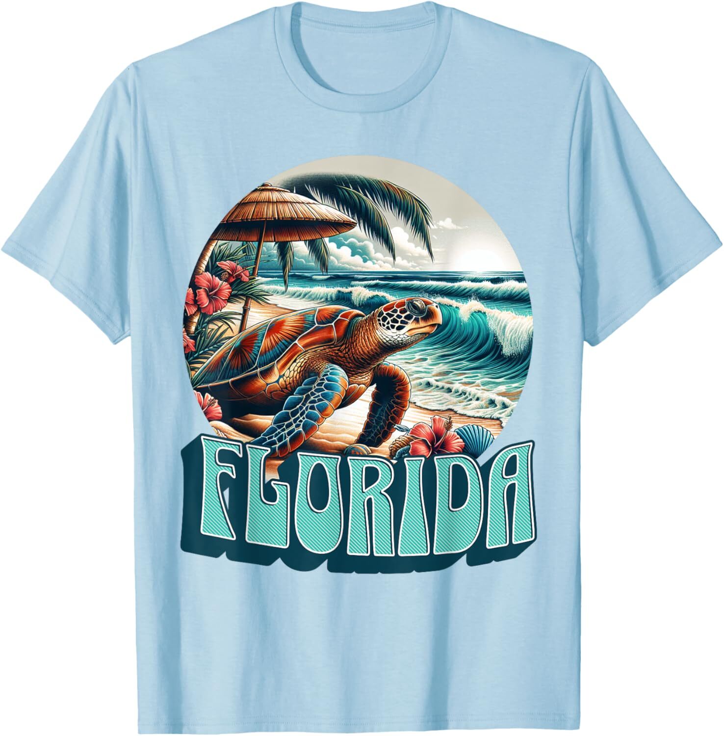 T shirt for Mens Florida Graphic Tee Casual Tops Clothes Short sleeve fashion