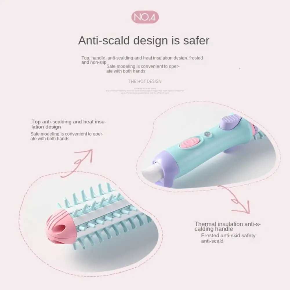 Straightening Electric Hair Straightener Comb Heating Temperature Smoothing Hair Straightener Brush Friendly Fast HeatedT251114