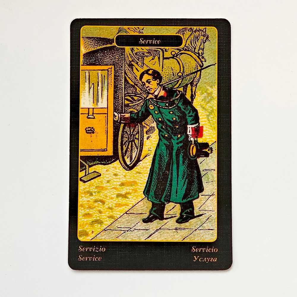 Gypsy Oracle Deck English and Spanish Edition 52 Pcs Oracle Cards Printed on 350GSM Double-embossed Cardstock - 96cm C251114