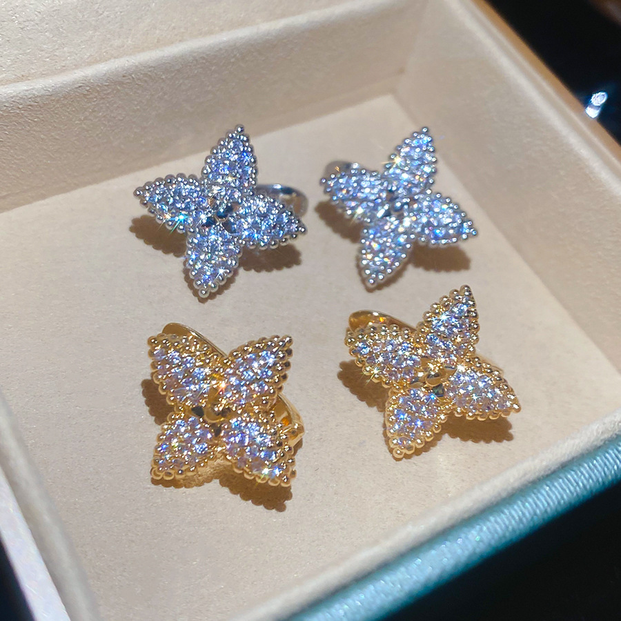2025 New Zircon Star Exquisite Elegant Daily Commute Versatile Light Luxury High-end Feel Women's Earrings - view 8