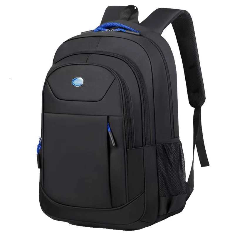 Mens double shoulder bag computer backpack travel business trip commuting tourism schoolbag student backpackW251113