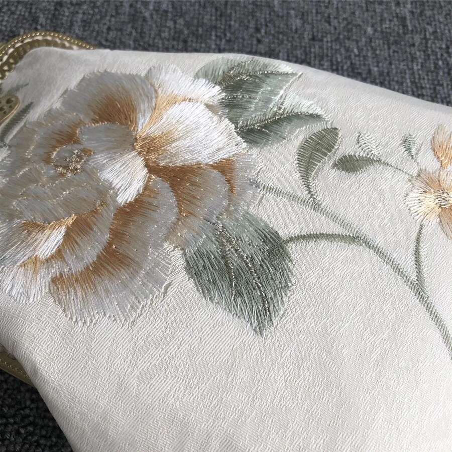 Fringe Shell Lock Tote Women's Handbags Purses Women Shoulder Crossbody Embroidery Rose Wers Wedding Bag Bags