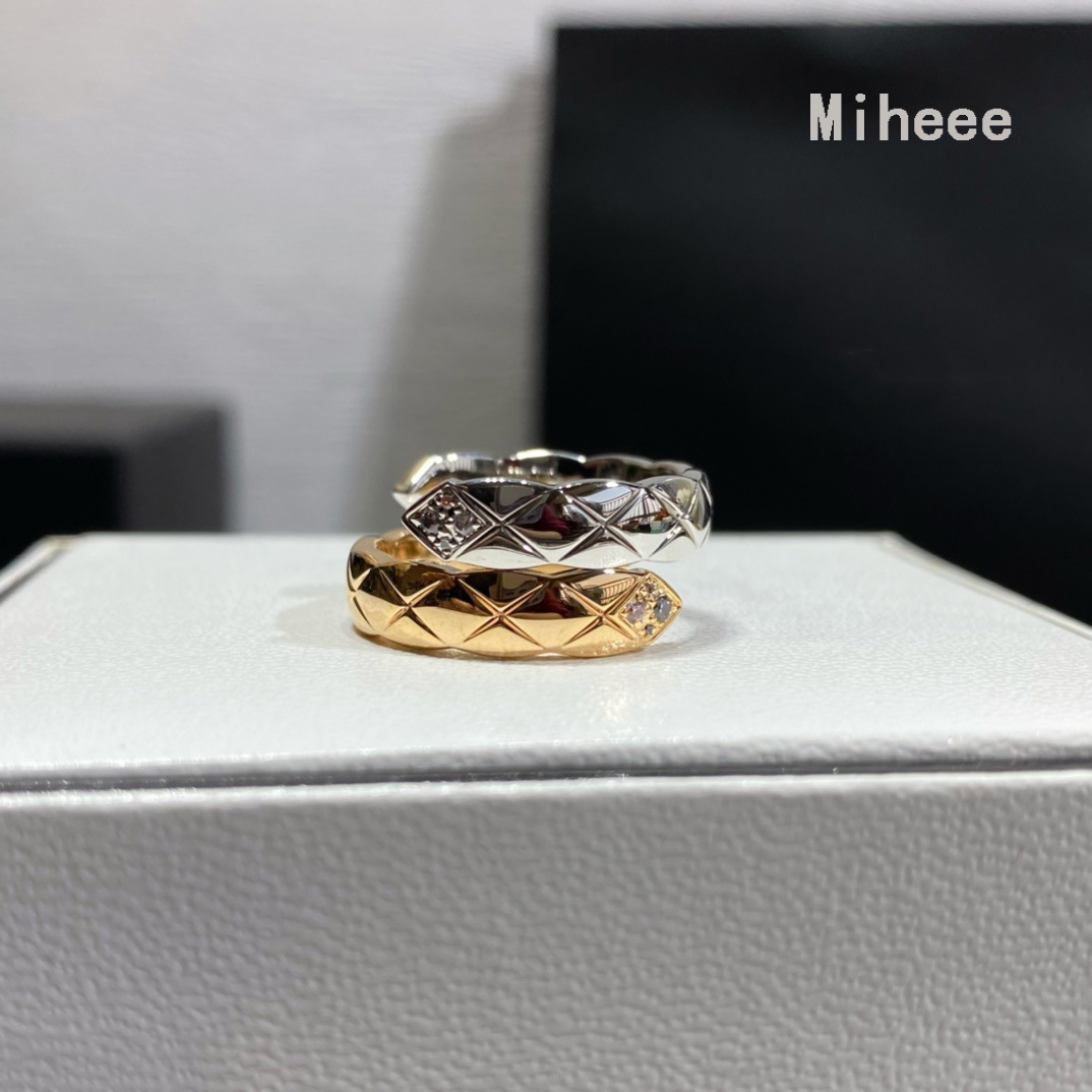 New Luxury Nail Ring Mens Ring Designer Love Rings Fashion Titanium Steel Engraved Letter Pattern Designer Jewelry double-deck Ring Engagement Rings for Women box
