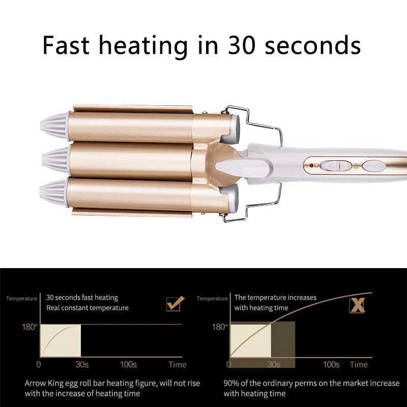 Professional Hair Curler Electric Curling Hair Rollers Curlers Hair Styler Hair Waver Styling Tools Hair Curlers for WomanT251114