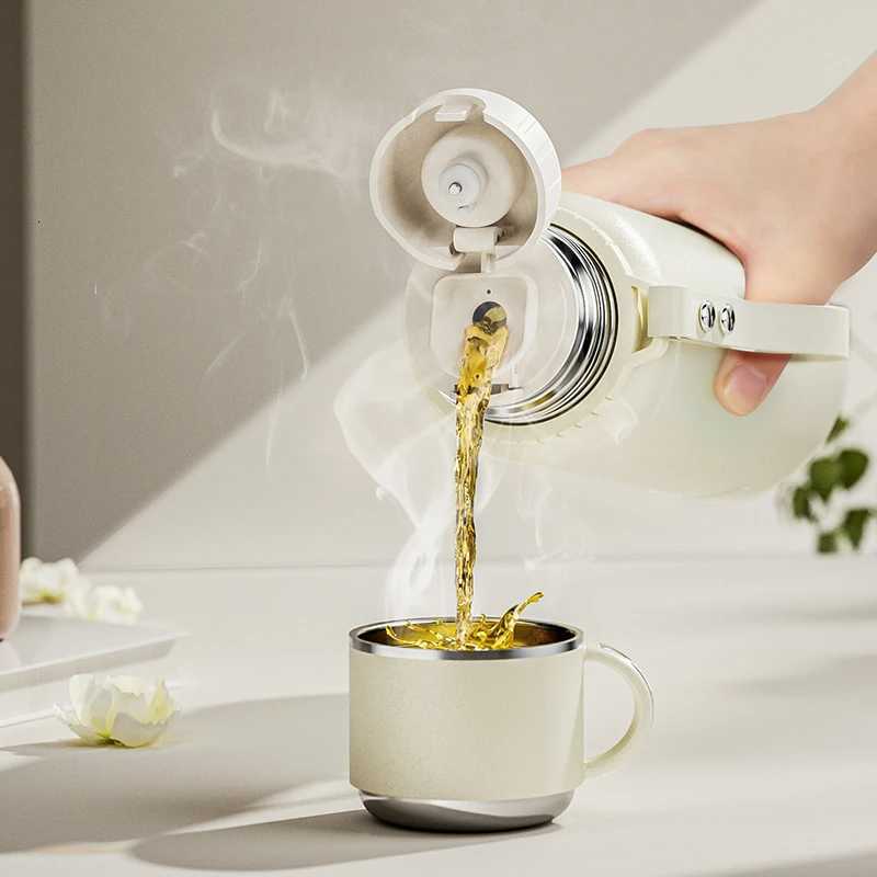 Stanless Steel Thermal Bottle with Tea FilterTemperature Display Insulated Bottles Outdoor Portable Vacuum Flasks 600-1000ML C251114