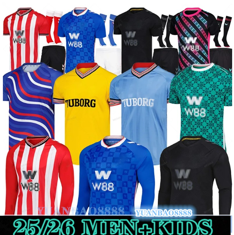 25 26 SUNDERLAND Soccer Jerseys STEWART SIMMS ROBERTS AMAD CLARKE DAJAKU EMBLETON EVANS O'NIEN 2025 2026 Football Shirt PRITCHARD Mens Jersey Kids Kit