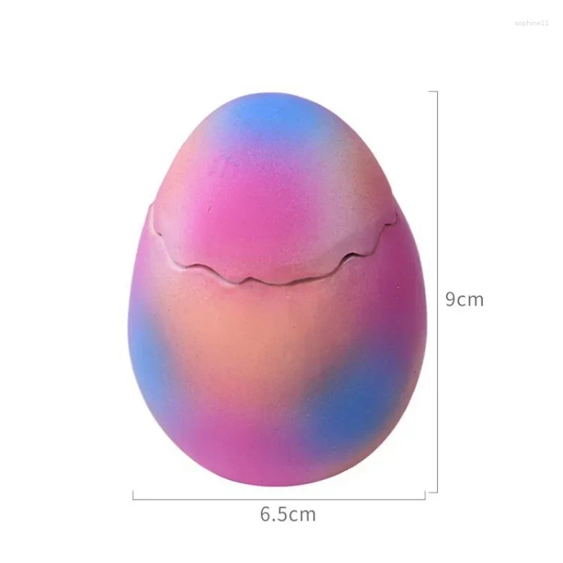 Update Interactive Dog Latex Toys Games Stretchable Dragon Eggs Teething Playing Easy Clean Squeeze Transform Sound Pet Supplies