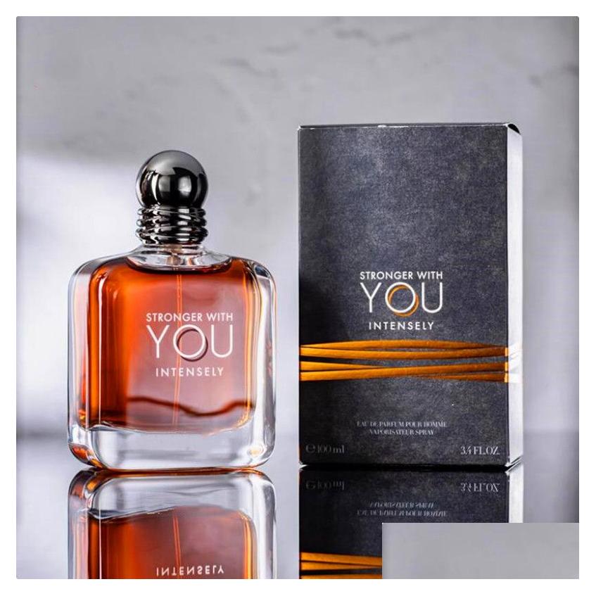 2025 Fragrance Designer Perfume Men Stronger With You Absolutely Intense Eau De Parfum Man Cologne Spray Body Mist Fast Ship High Quality 1 Dh1Vg
