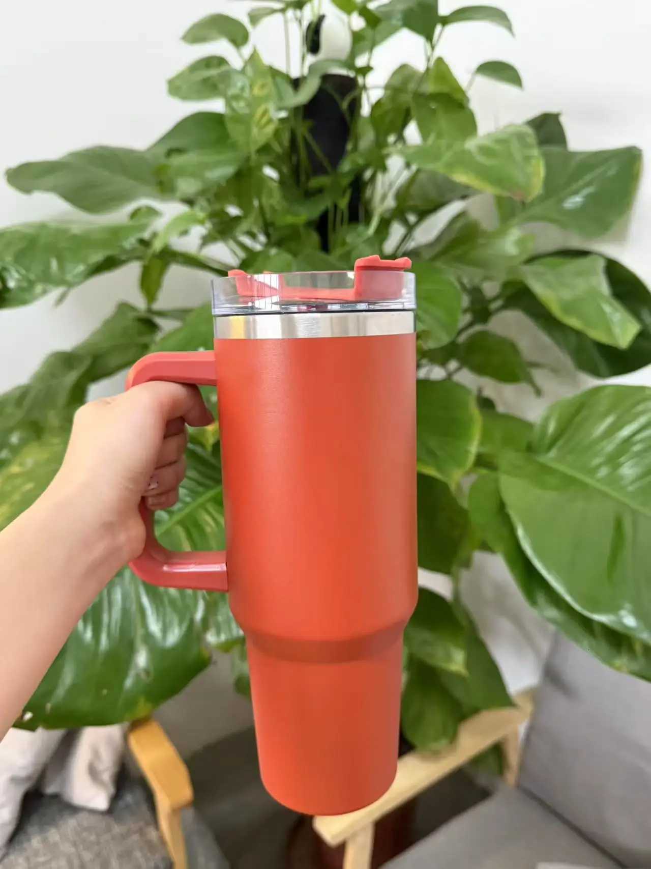 New 40oz handle ice cup 304 car cup large milliliter heat and cold preservation cup beer and cola car water cup C251114