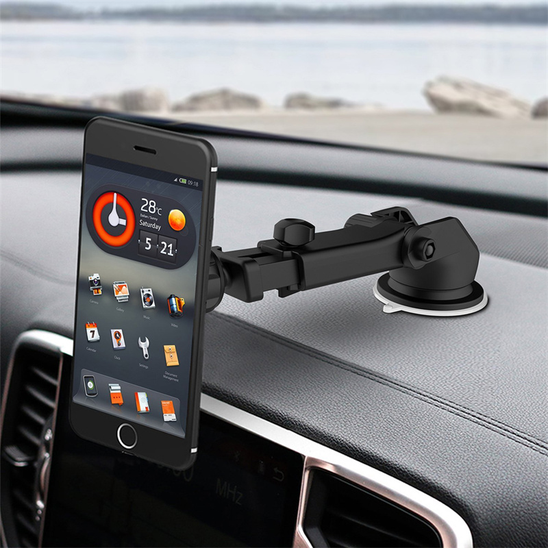 Telescopic 360 Rotation Car Phone Holder For iPhone 16 16e 15 14 Plus 13 12 11 Pro Max Samsung S25 S24 S23 Ultra Plus Car Windshield Mount Magnetic Ph - view 8