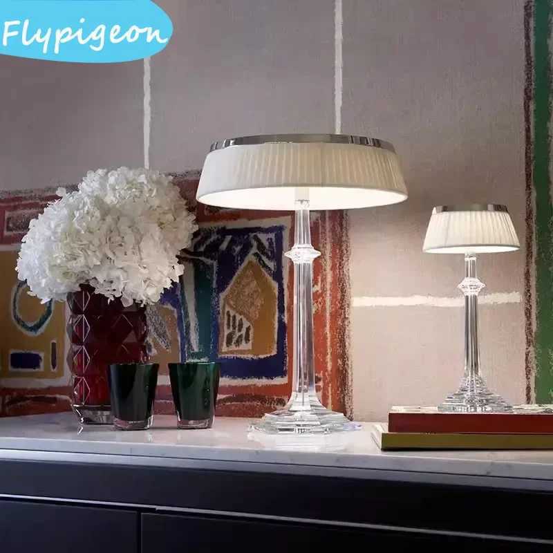 Nordic Crystal LED Table Lamps Home Decor Table Lights for Bedroom Living Room Parlor Hotel Study Desk Lighting Night Lights M251114