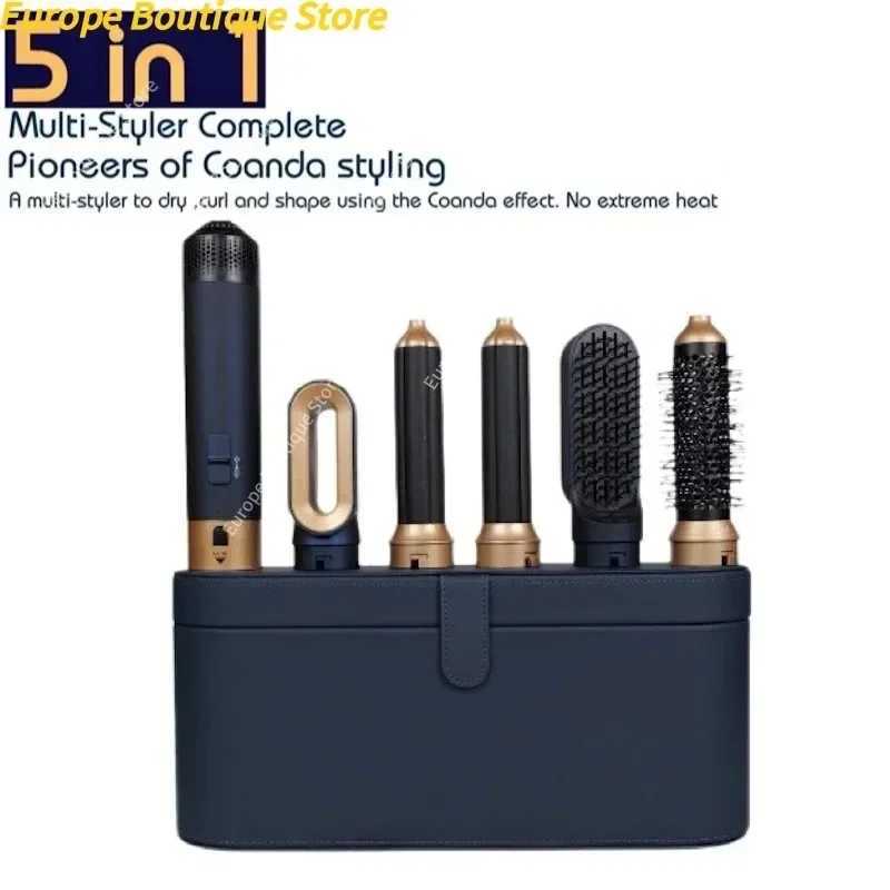 2025 New Hair Dryer Multi Hair Styler 5 in1 Curling Iron Hair Straightener With Brush Hairdryer For Dryer Multi Styler X251114