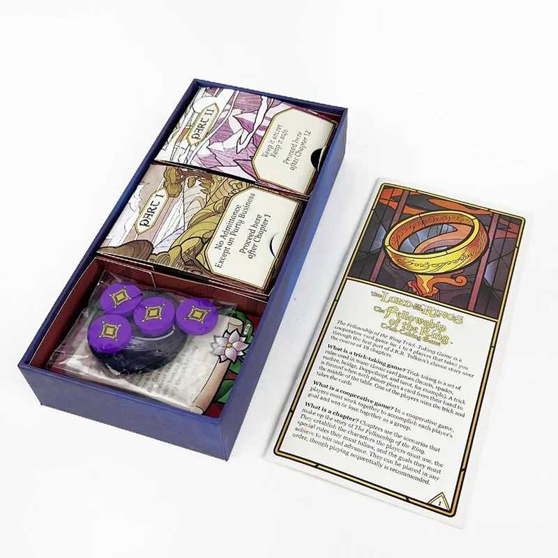 The Lord of The Rings The Fellowship of The Ring Trick-Taking Game Bilingual Board Game Cooperative Strategy Card Game Adventure C251114