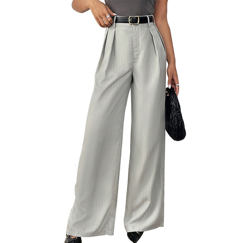 Casual pants womens clothing 2025 new style temperament loose straight leg wide leg pants for women