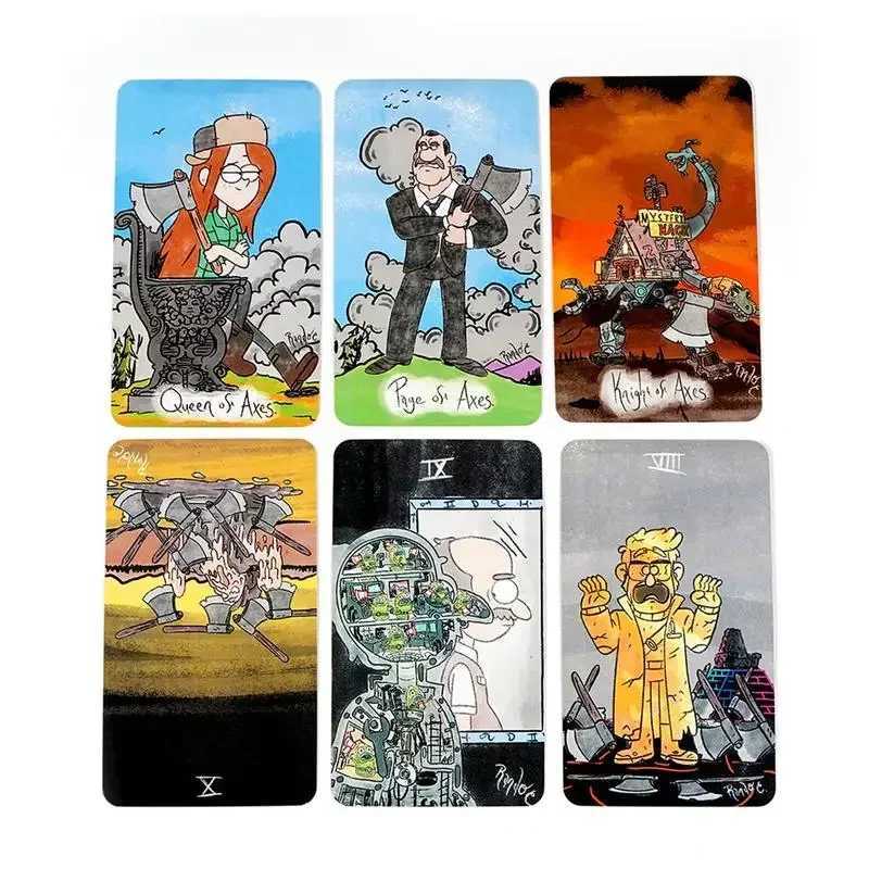 Mystery Tarot cards 78pcs tarot Deck English version Witchy Beginner Tarot Board games C251114