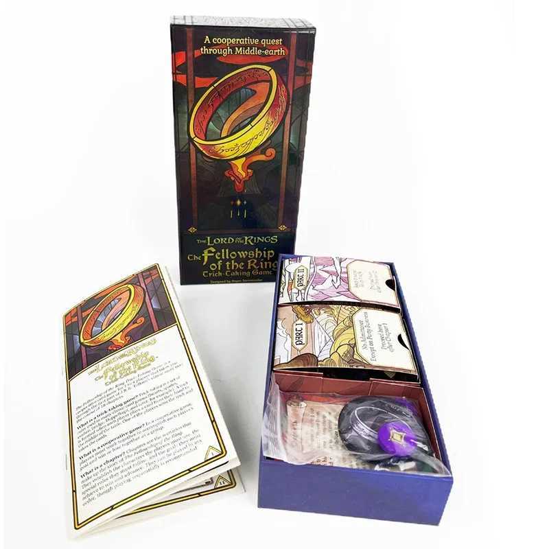 The Lord of The Rings The Fellowship of The Ring Trick-Taking Game Bilingual Board Game Cooperative Strategy Card Game Adventure C251114