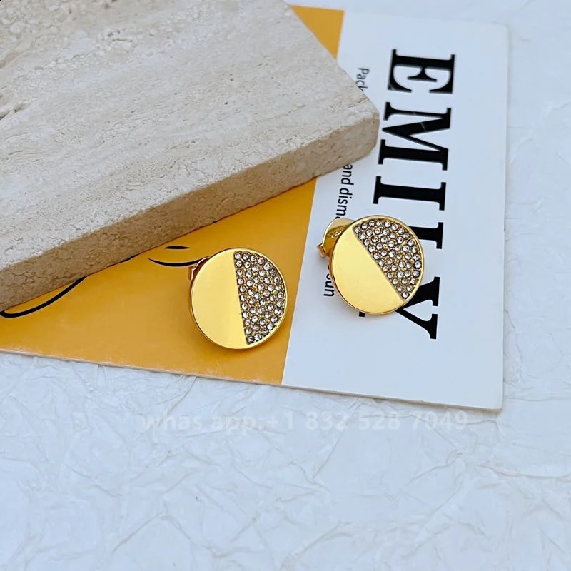 Kate Jewelry Gold Jewelry Stud Earrings for Women Jewelry Christmas Gift for Wife Girlfriend 250409