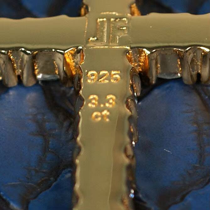 925 Silver Moissanite Cross Pendant Necklace 3mm 4mm 5mm Link Hip Hop Style for Men and Women