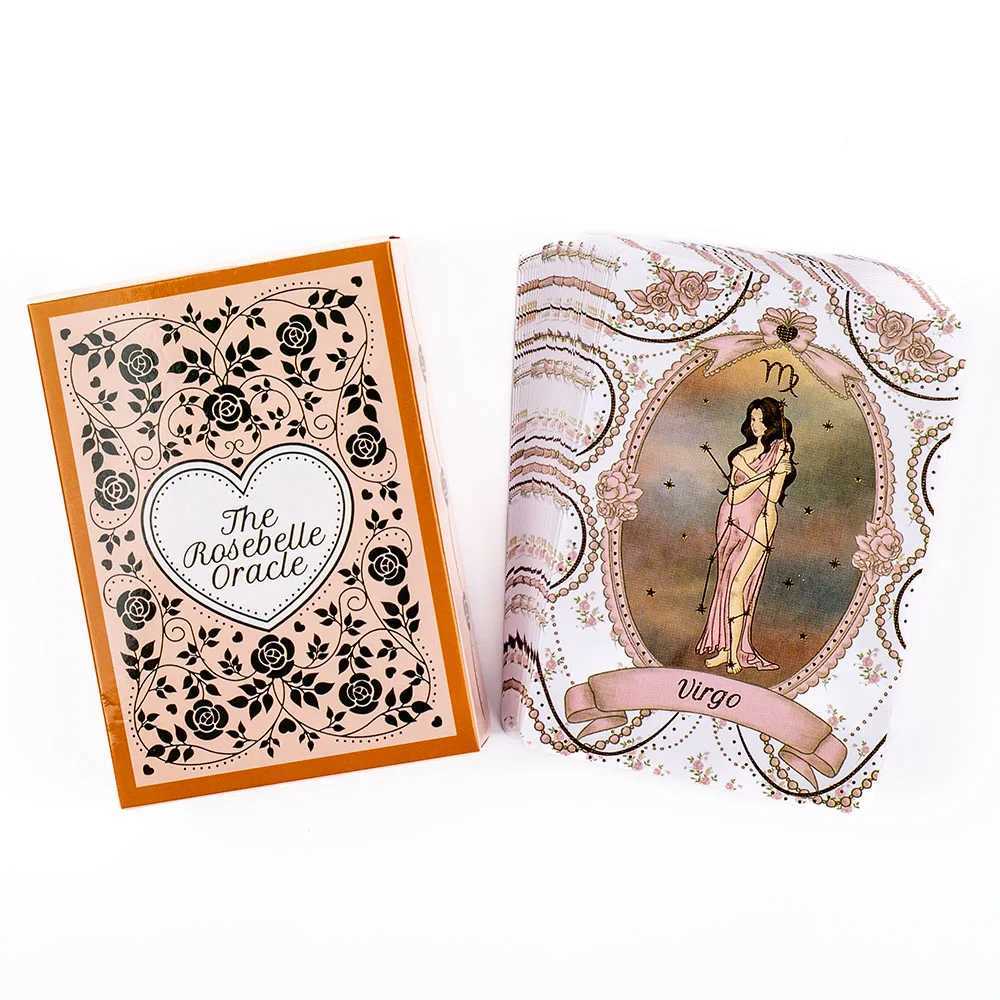 The Rosebelle Oracle cards A 65 Cards English Version Tarot Deck Divination Party Divination Edition Deck Board Playing Games C251114