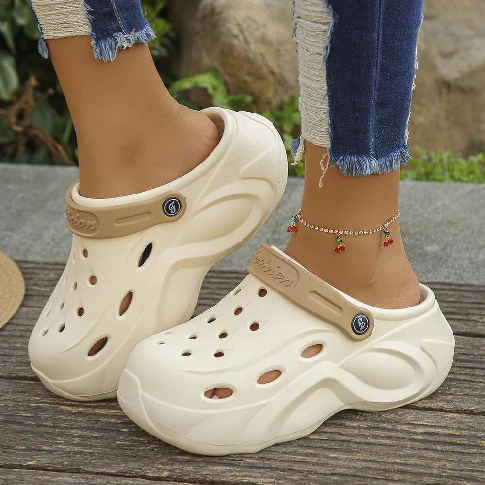 Women's Fashion Chunky Platform Sandals 2024 Summer Thick Sole eva Clogs Garden hot Shoes for Women hot Outdoor Non Slip Beach Slippers