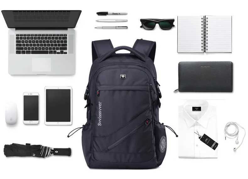 Sabre Leisure Business Backpack Mens FAshion Business Large Capacity Computer Backpack Student BackpackW251113