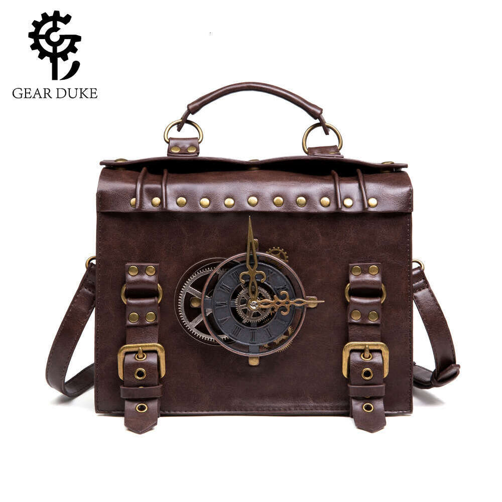 designer bag Guangzhou 2025 new handbag punk industrial style women's single shoulder diagonal cross bag