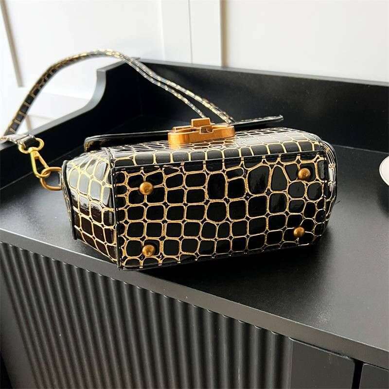 Classic Style Crocodile Pattern Women's Crossbody Bag, Shoulder Handbag, Daily Matching Gift Choice