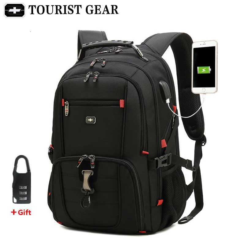 mens swiss backpacks travel bag business anti theft backpack men mochila USB Charging 156 17 inch Laptop Backpack waterproofW251113
